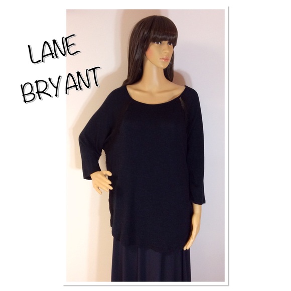 Lane Bryant Tops - LANE BRYANT NAVY TOP